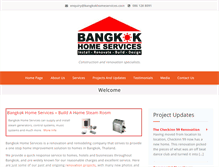 Tablet Screenshot of bangkokhomeservices.com